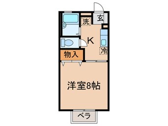 間取図 ファーネス水巻 Ａ