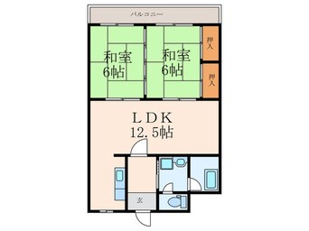 間取図 不二ビル