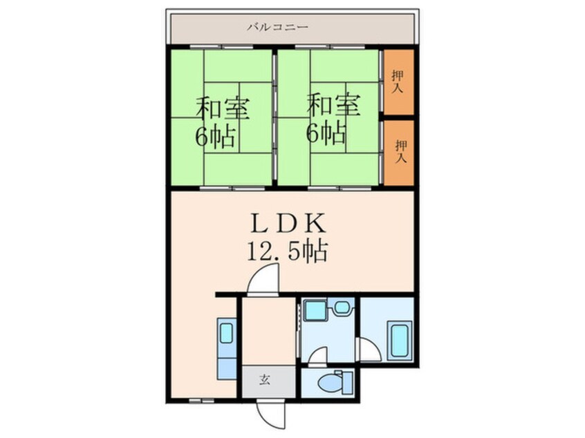 間取図 不二ビル