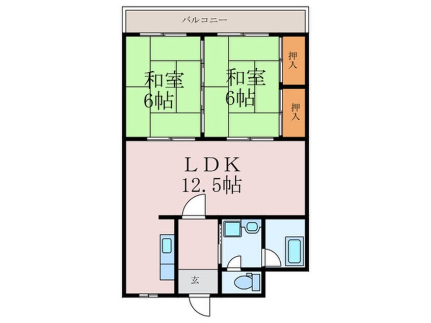 間取図 不二ビル