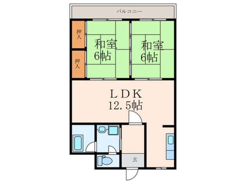 間取図 不二ビル
