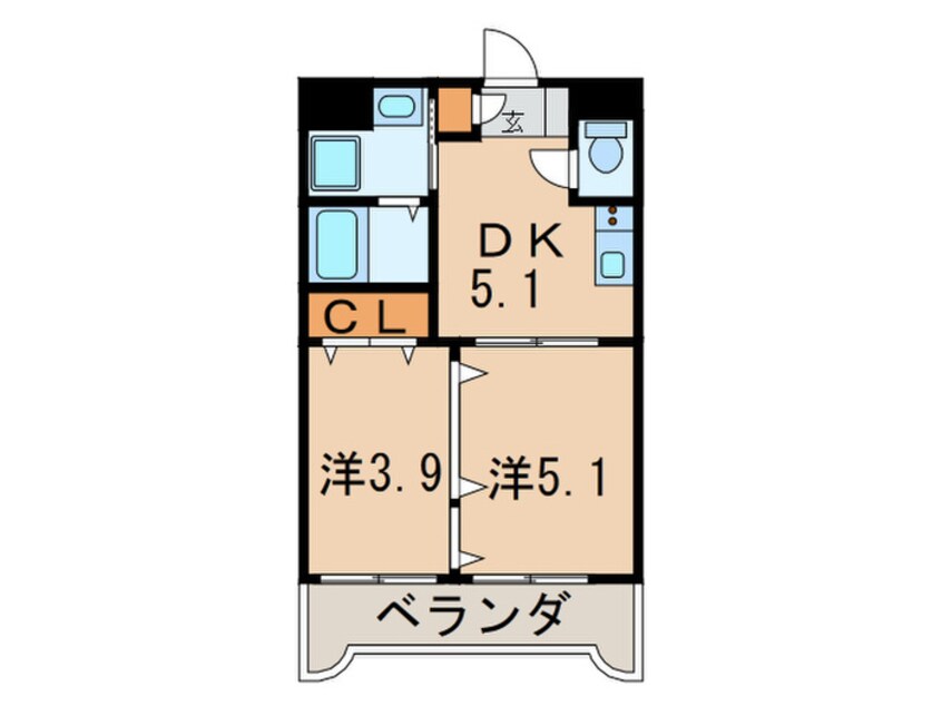 間取図 フィーナス熊本