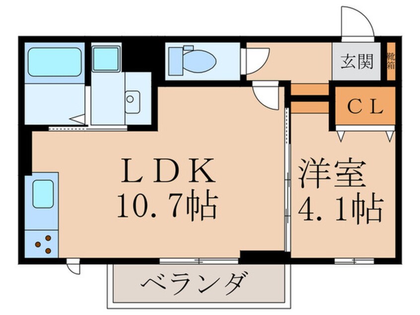 間取図 D-roomさんよう　A棟