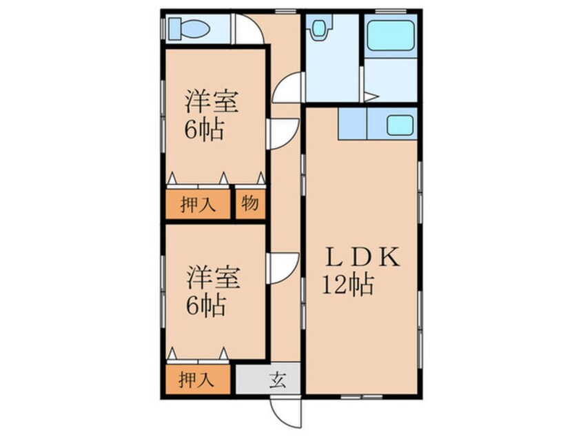 間取図 エルグラン忠隈（３）
