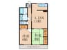 コーポＹＵＭＩ 2LDKの間取り