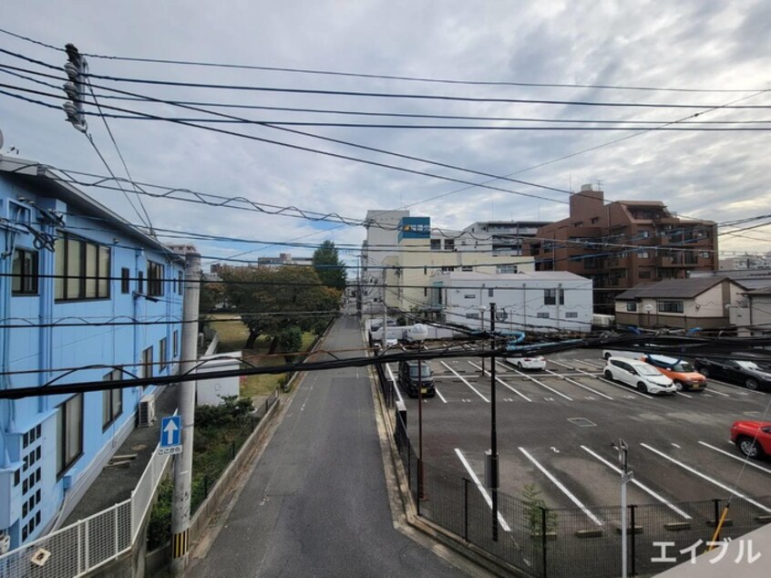 室内からの展望 リバ－パ－ク百年橋