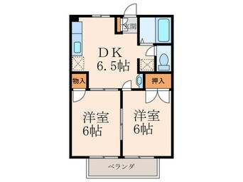 間取図 ファミールヒイラギ B