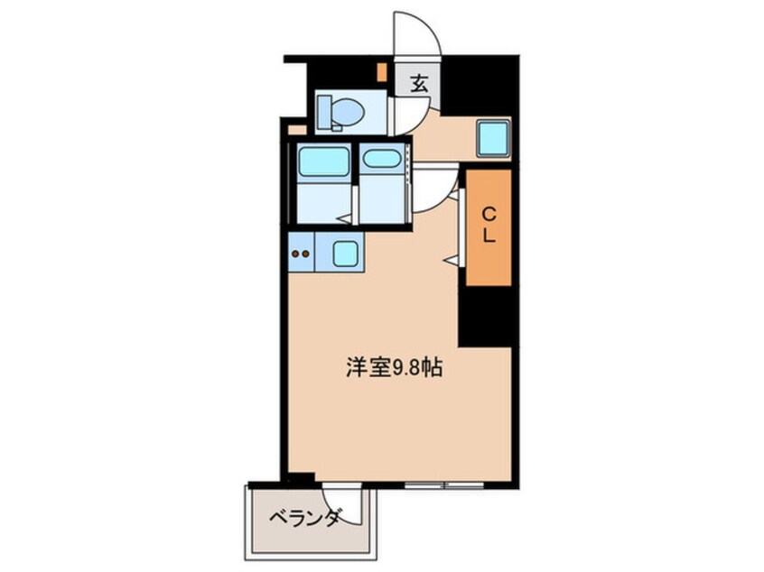 間取図 AP L-tage西新