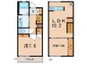 グランツ（9～10） 2LDKの間取り