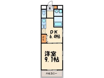 間取図 ビュ－博多