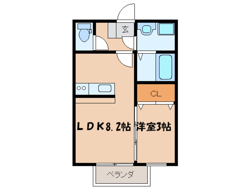 間取図 リ－ベＣ棟