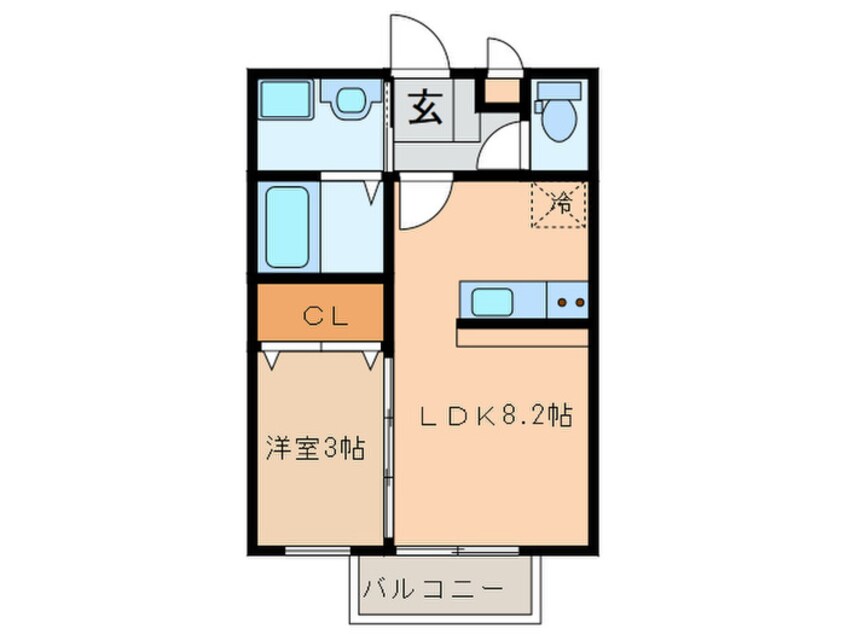 間取図 リ－ベＣ棟