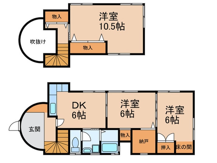 間取り図 ライトハウス善導寺A