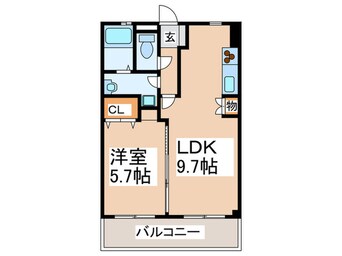 間取図 エコノ・テレステ－ション１１