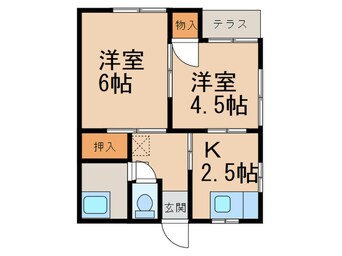 間取図 白雲荘