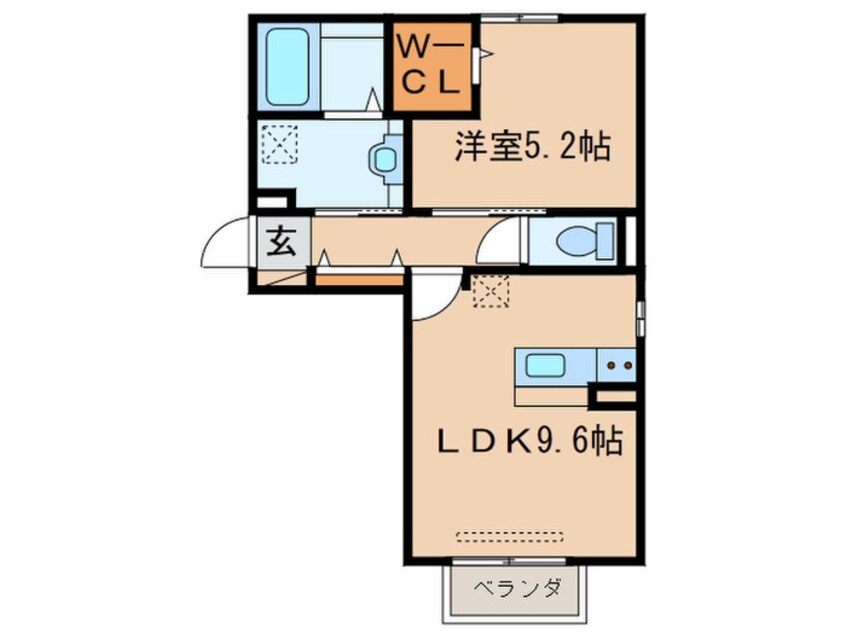 間取図 シャルマン萩原