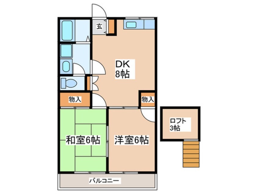 間取図 観世コーポ