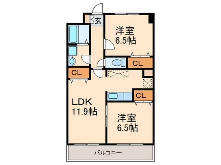 間取図 アンプルール ベトン 明永