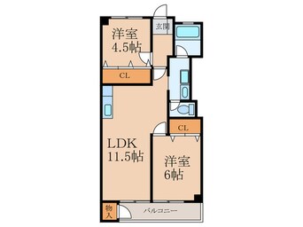 間取図 第５共立ビル