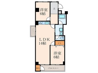 間取図 第５共立ビル