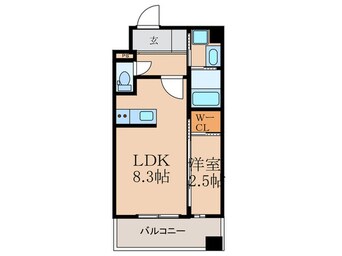 間取図 アルティザ春日原駅前マークス