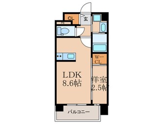 間取図 アルティザ春日原駅前マークス