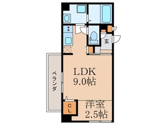 間取図 アルティザ春日原駅前クロス