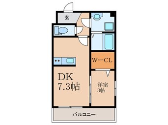 間取図 アルティザ春日原駅前クロス