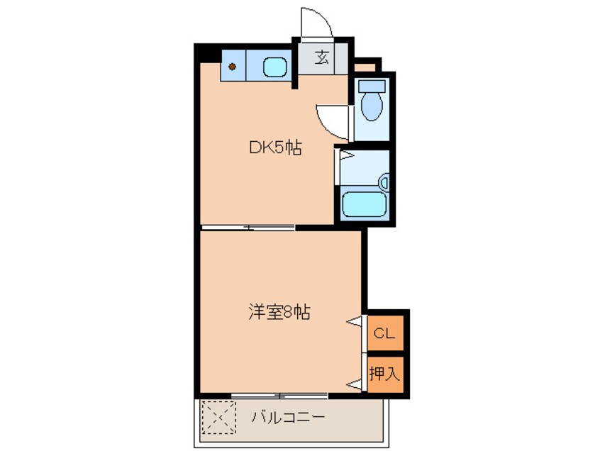 間取図 フジコーポラスⅠ