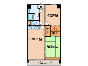 間取図 レジデンス原田