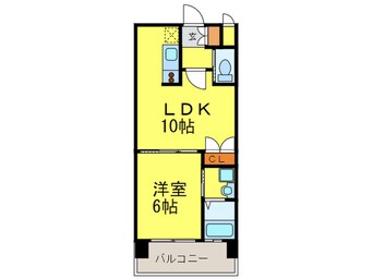 間取図 レジディア薬院大通