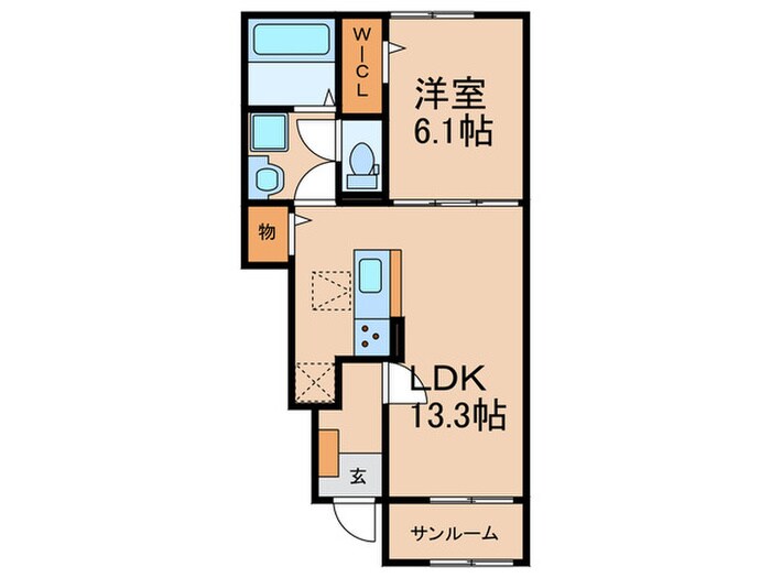 間取り図 仮）アリビオ５８