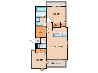 間取図 quador Contigo平和