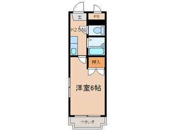間取図 シャトレ井堀