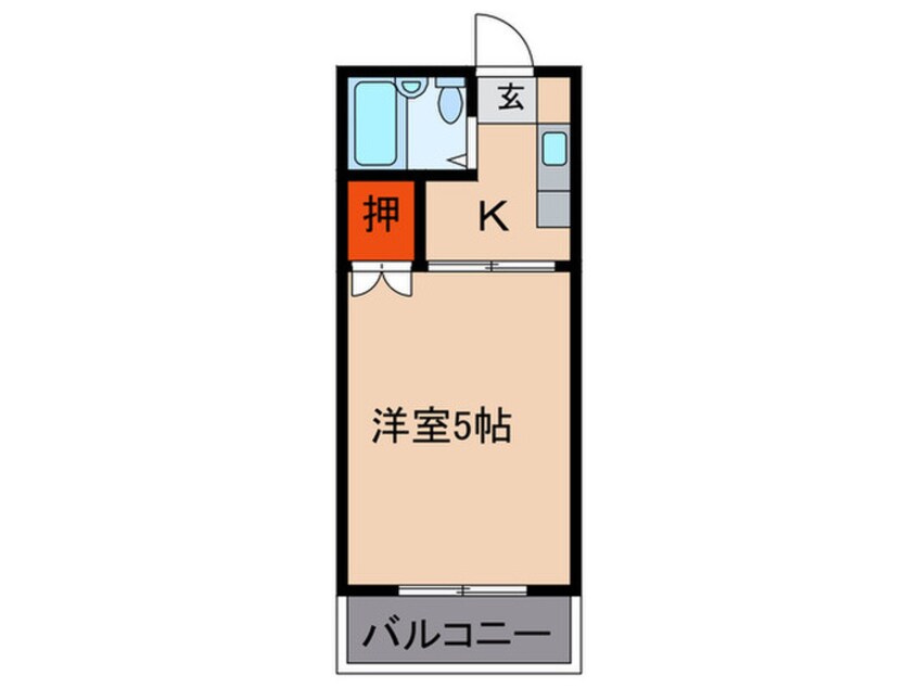 間取図 サンライト警固ビル