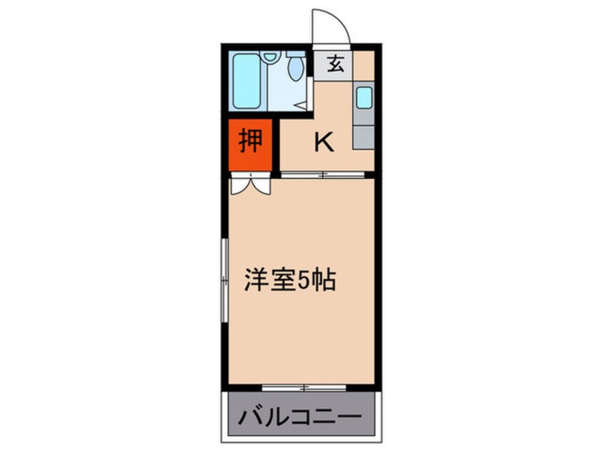 間取図 サンライト警固ビル