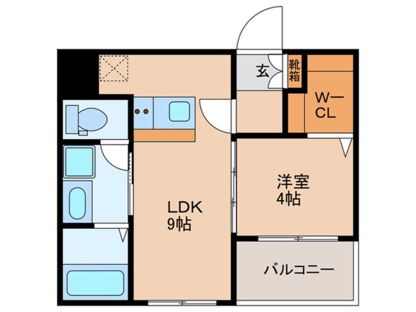 間取図 フランディオール吉塚