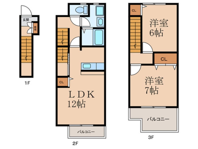 間取図 サンシャインブリッジ