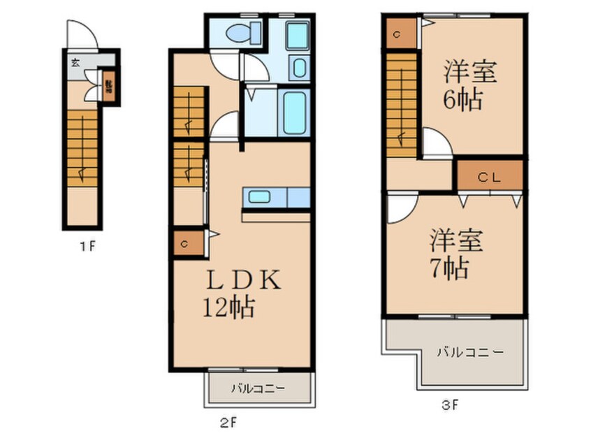 間取図 サンシャインブリッジ