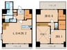 Bay Side Asano 2LDK+Sの間取り