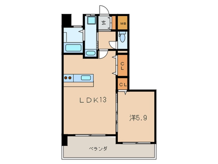 間取り図 Bay Side Asano