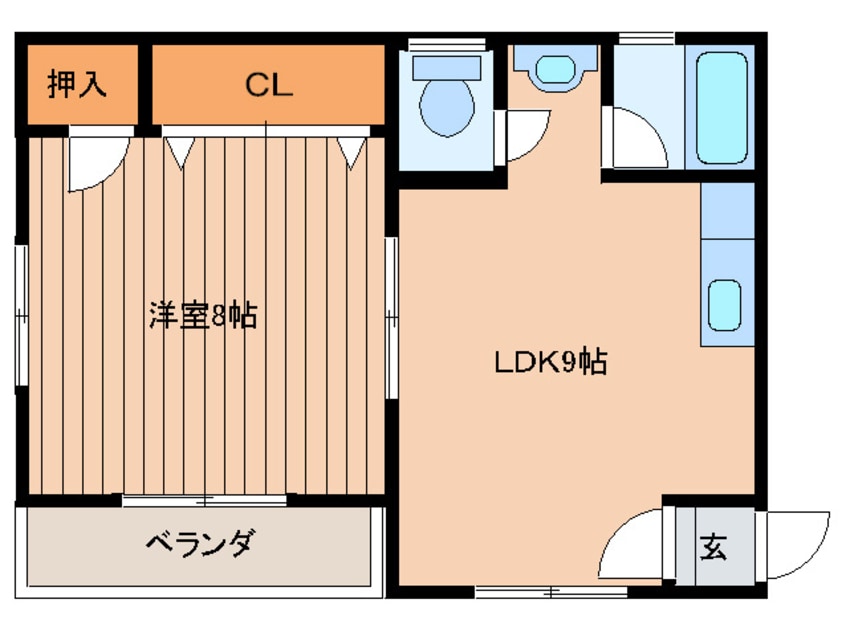 間取図 パークサイド共立