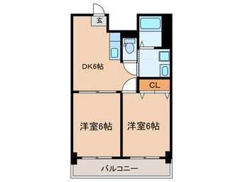 間取図 アリエス室見