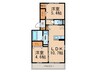 D-room　AT 2LDKの間取り