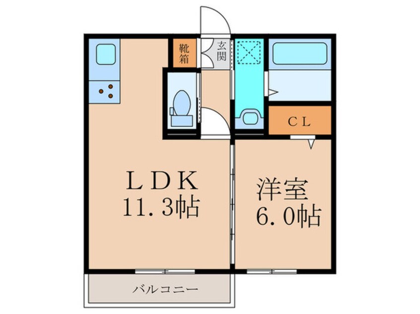 間取図 プリメーラ藤原