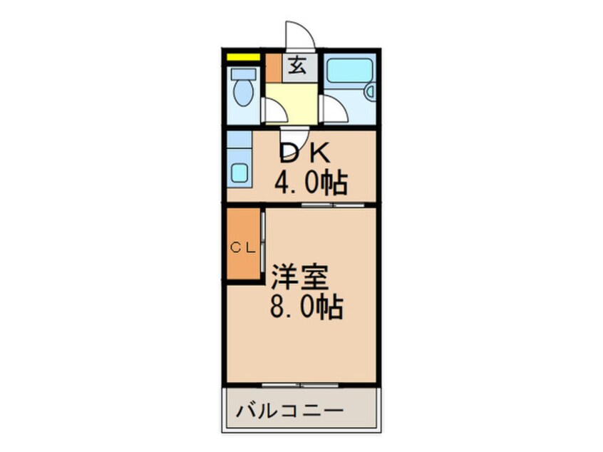 間取図 レジデンス香椎