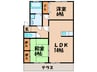 ファミール Ｂ 2LDKの間取り