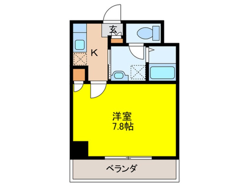 間取図 バウスクロス福大通り
