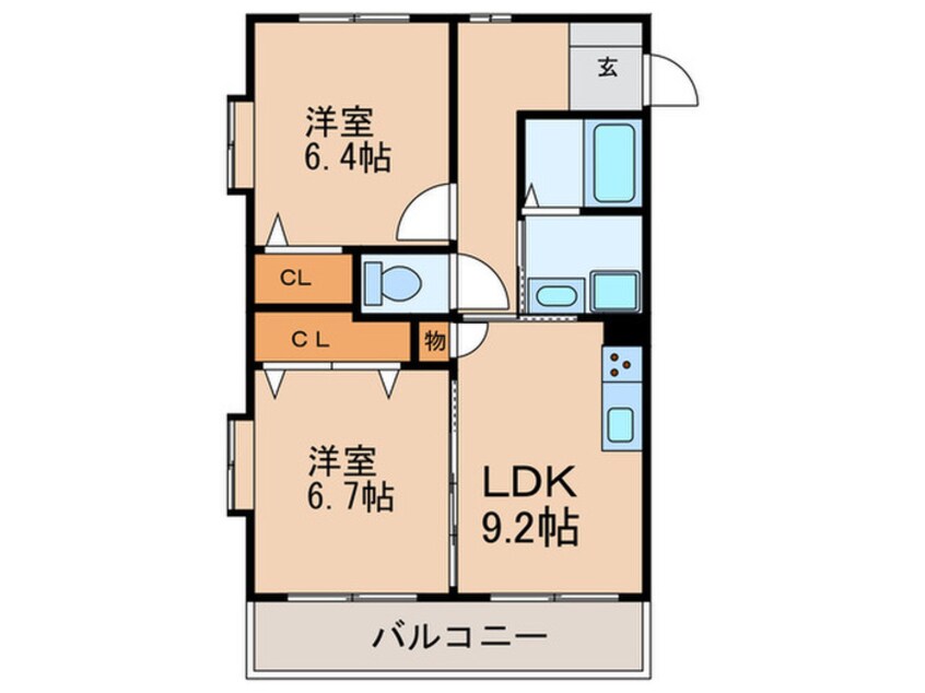 間取図 プロスペールＳＶ