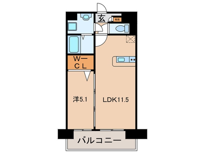 間取り図 テイルガーデン博多